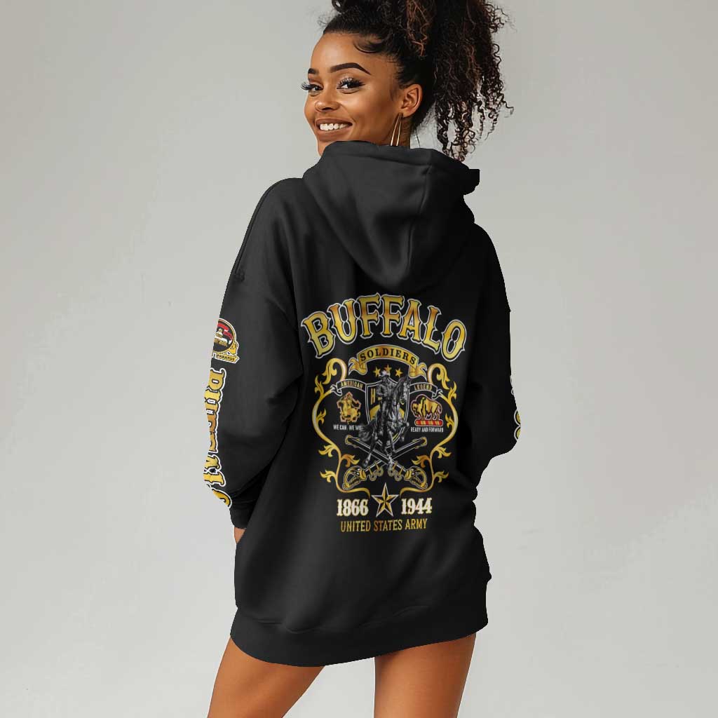 Buffalo Soldiers Hoodie Dress American American Legend 1866-1944 DT02