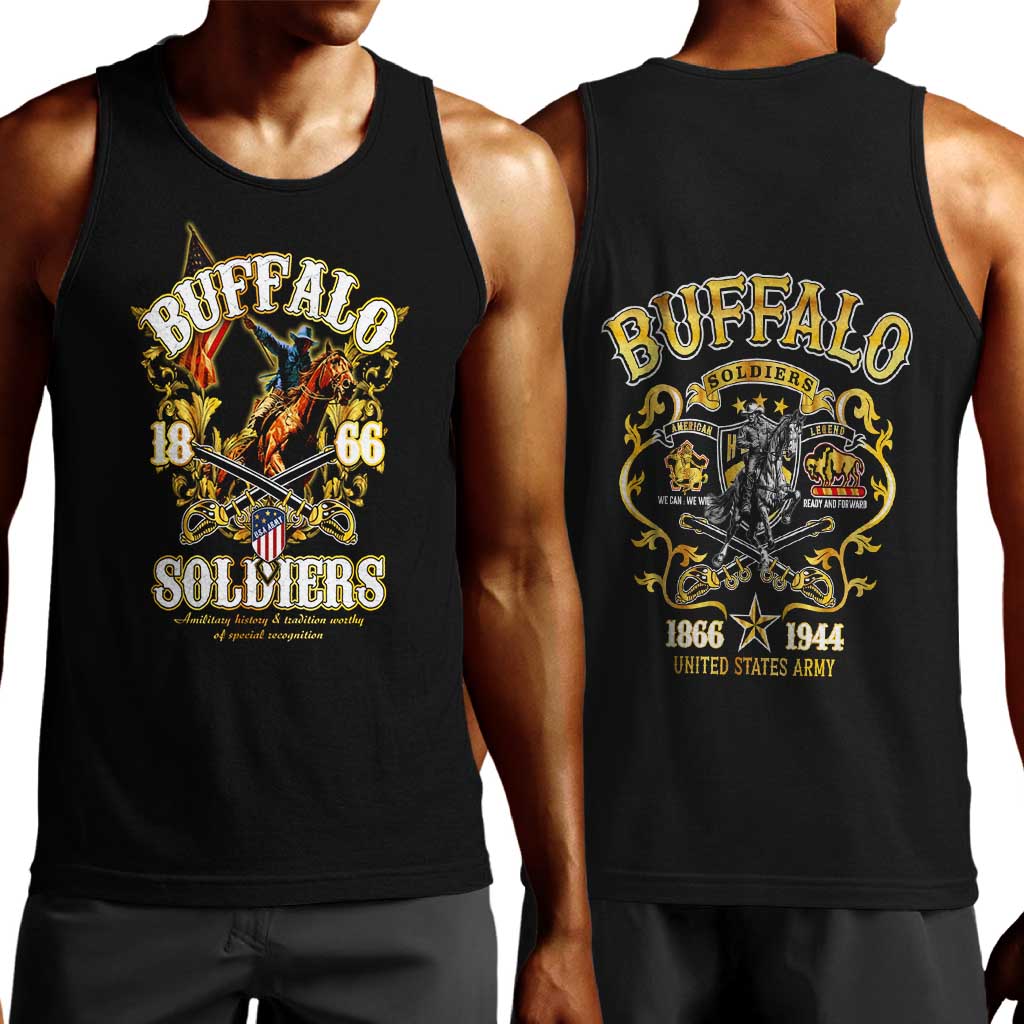 Buffalo Soldiers Men Tank Top American American Legend 1866-1944 DT02