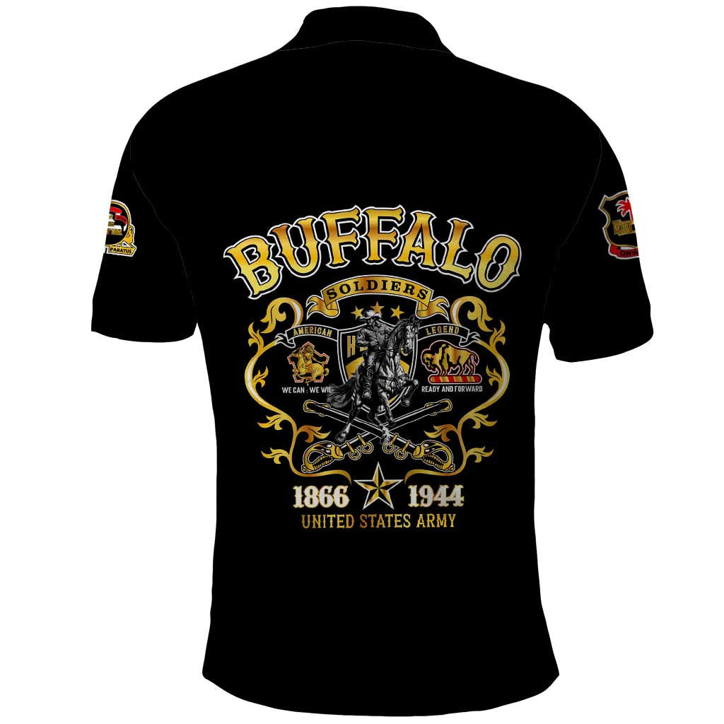 Buffalo Soldiers 1866-1944 Polo Shirt American Legend DT02