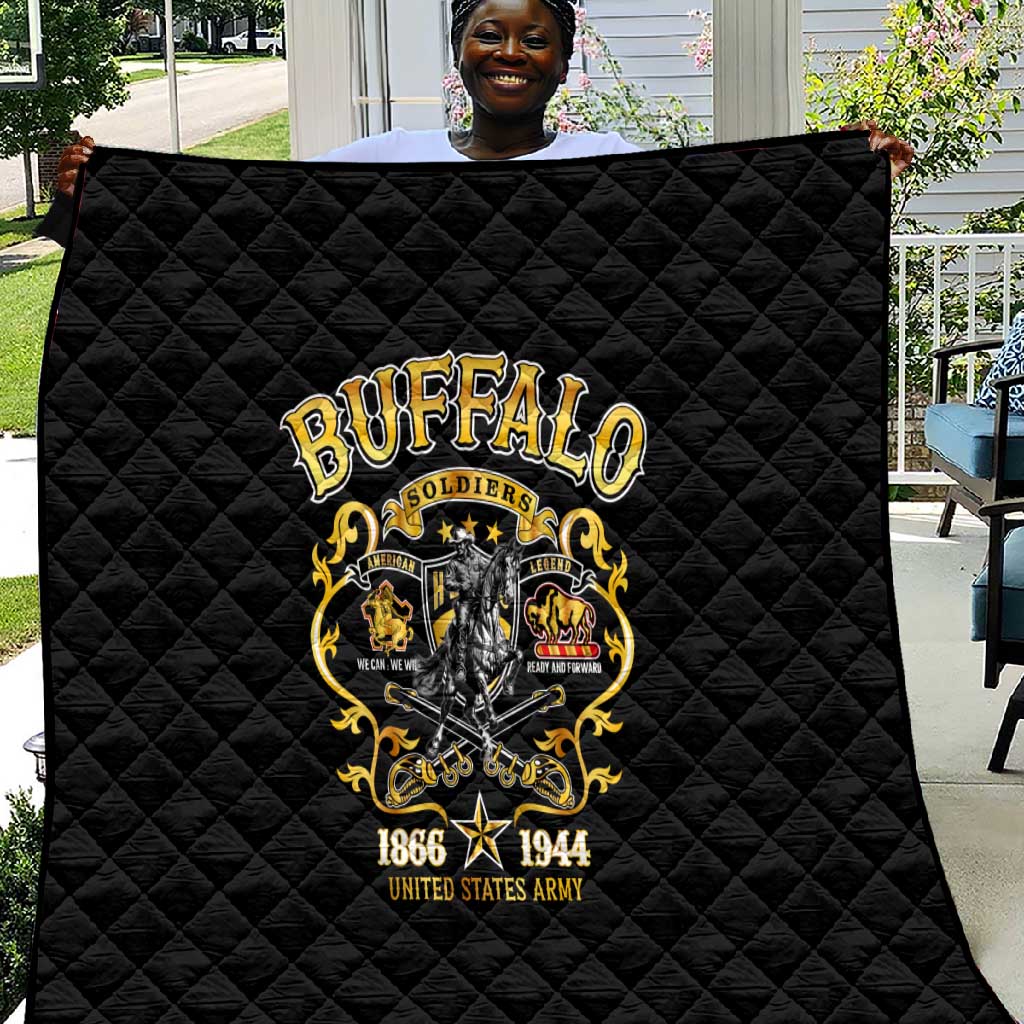 Buffalo Soldiers Quilt American American Legend 1866-1944 DT02