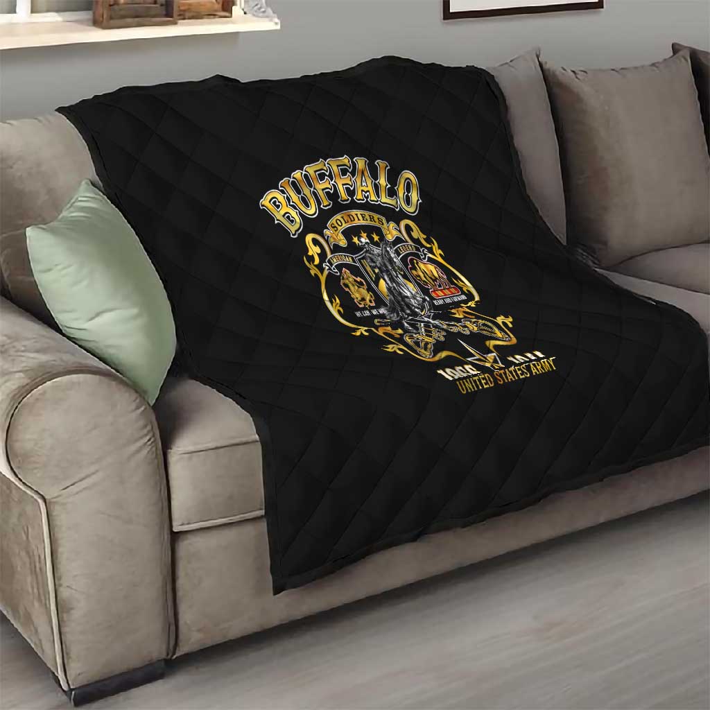 Buffalo Soldiers Quilt American American Legend 1866-1944 DT02