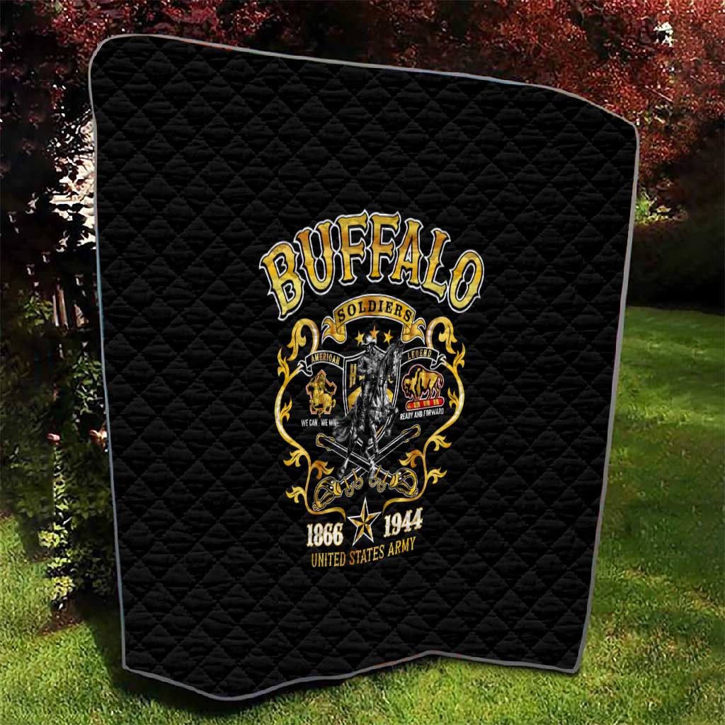 Buffalo Soldiers Quilt American American Legend 1866-1944 DT02