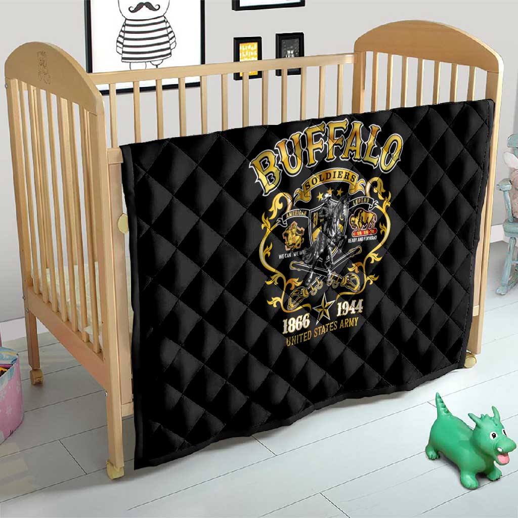 Buffalo Soldiers Quilt American American Legend 1866-1944 DT02