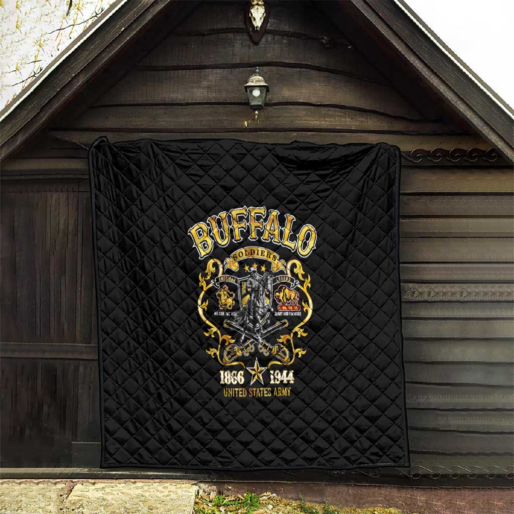 Buffalo Soldiers Quilt American American Legend 1866-1944 DT02