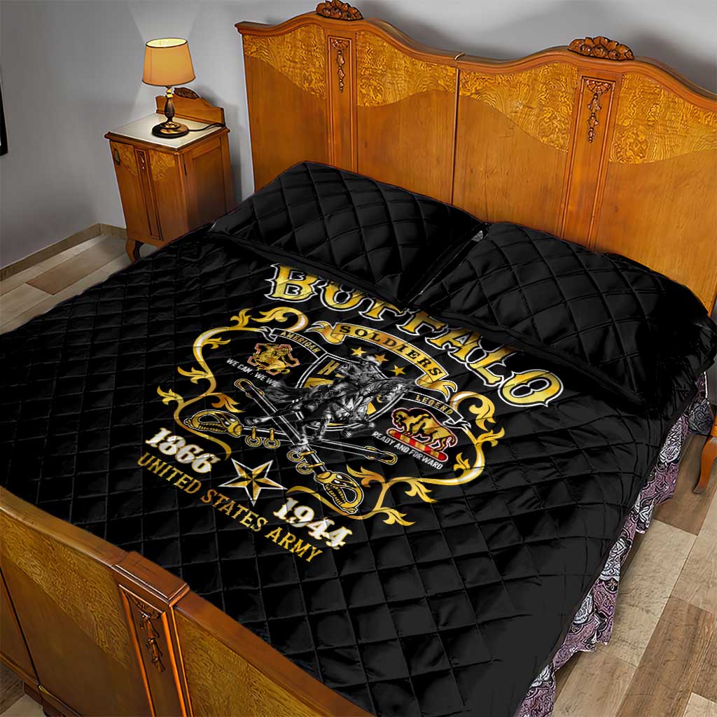 Buffalo Soldiers Quilt Bed Set American American Legend 1866-1944 DT02