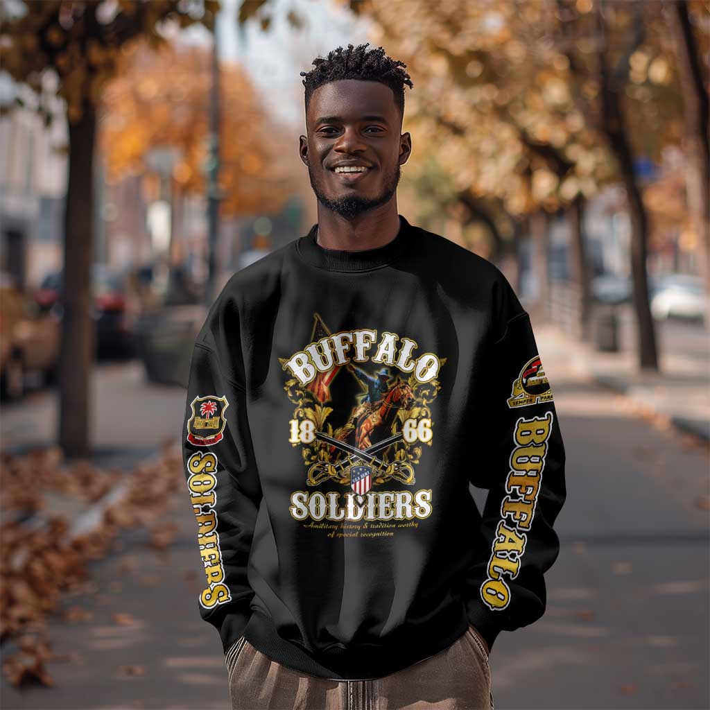 Buffalo Soldiers Sweatshirt American American Legend 1866-1944 DT02