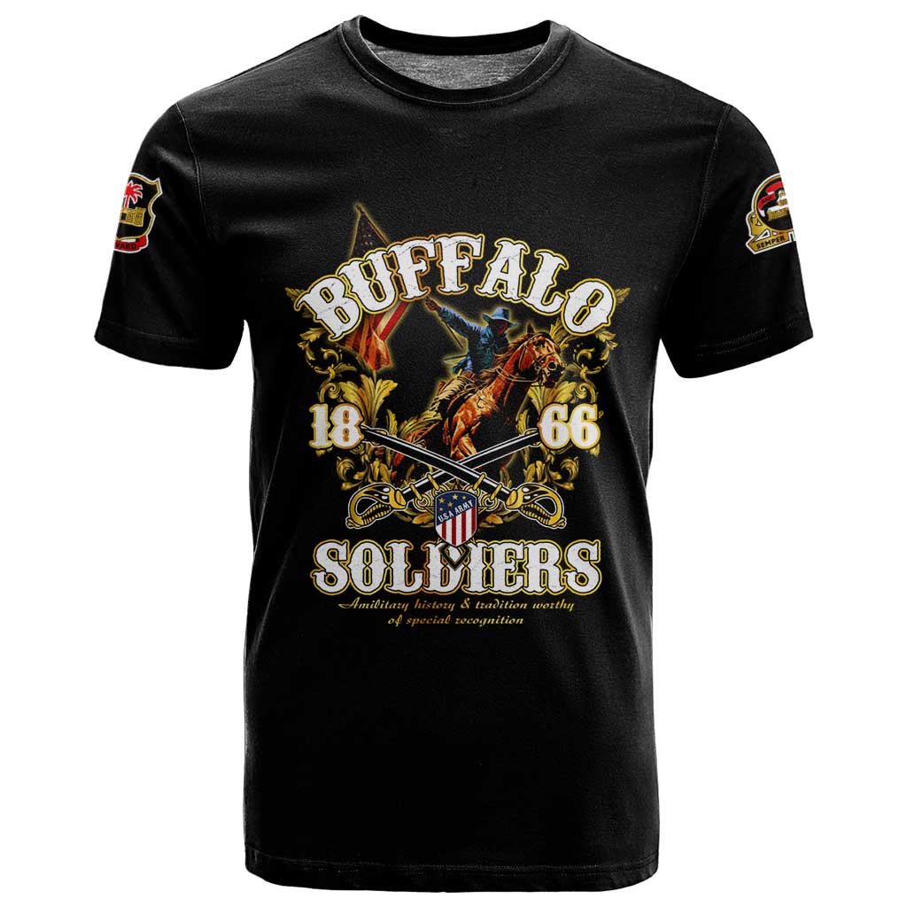 Buffalo Soldiers T shirt American American Legend 1866-1944 DT02