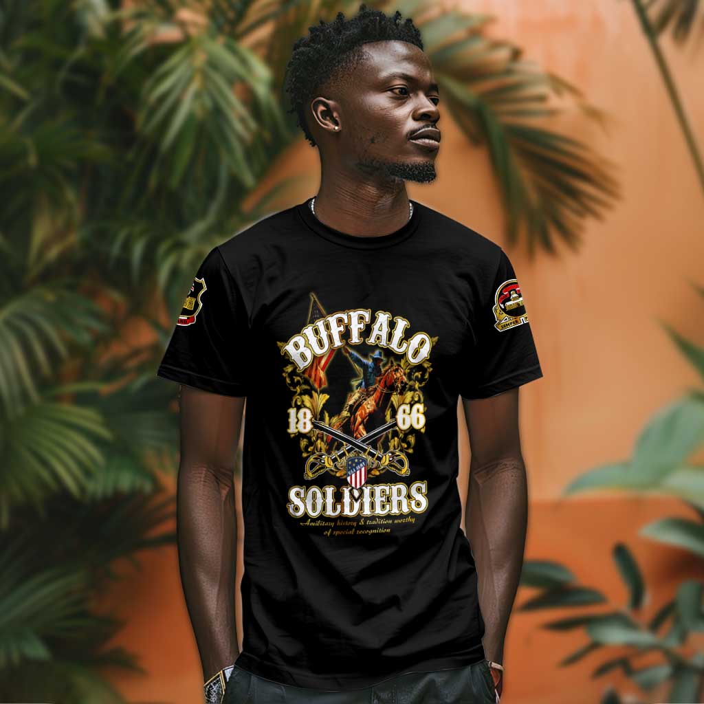 Buffalo Soldiers T shirt American American Legend 1866-1944 DT02