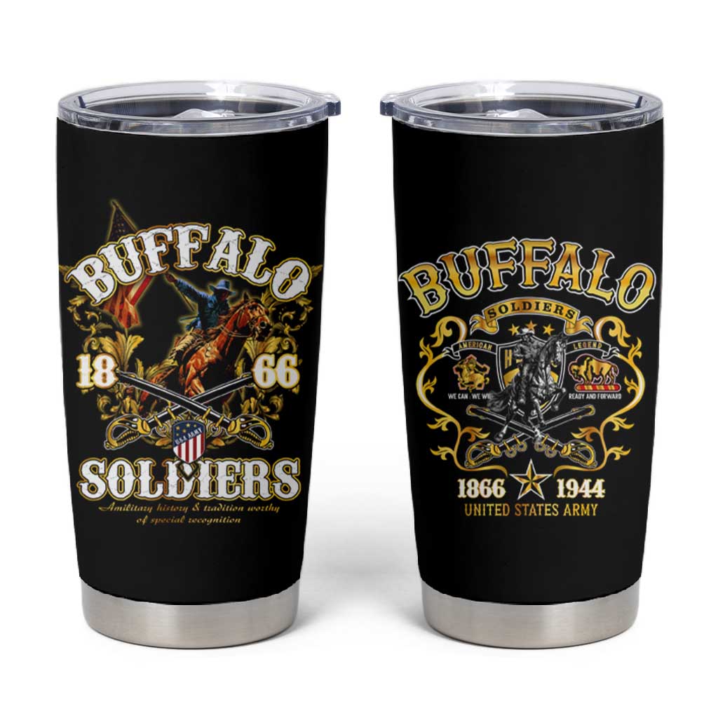 Buffalo Soldiers Tumbler Cup American American Legend 1866-1944 DT02