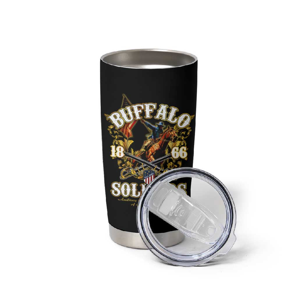 Buffalo Soldiers Tumbler Cup American American Legend 1866-1944 DT02