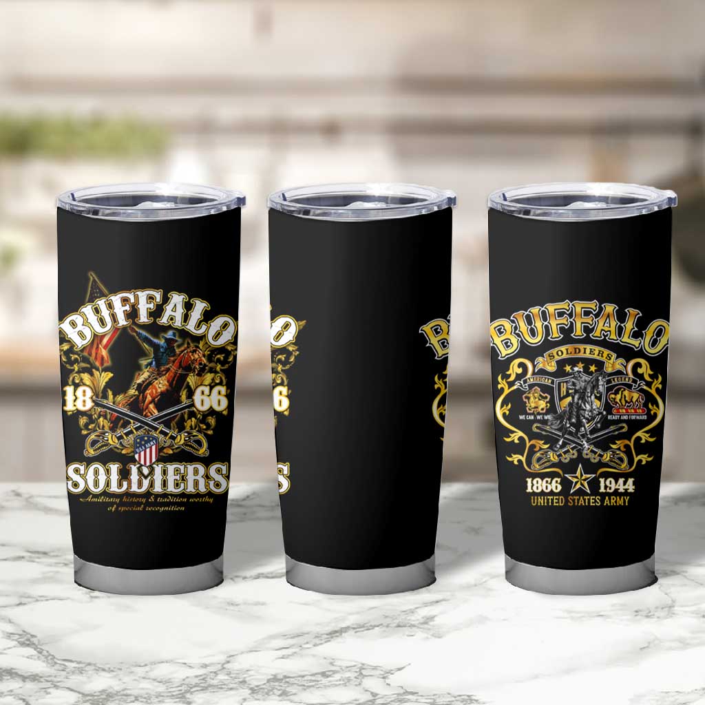 Buffalo Soldiers Tumbler Cup American American Legend 1866-1944 DT02
