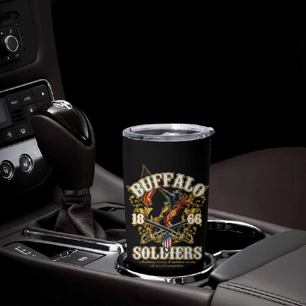 Buffalo Soldiers Tumbler Cup American American Legend 1866-1944 DT02