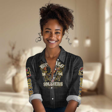 Buffalo Soldiers Women Casual Shirt American American Legend 1866-1944 DT02