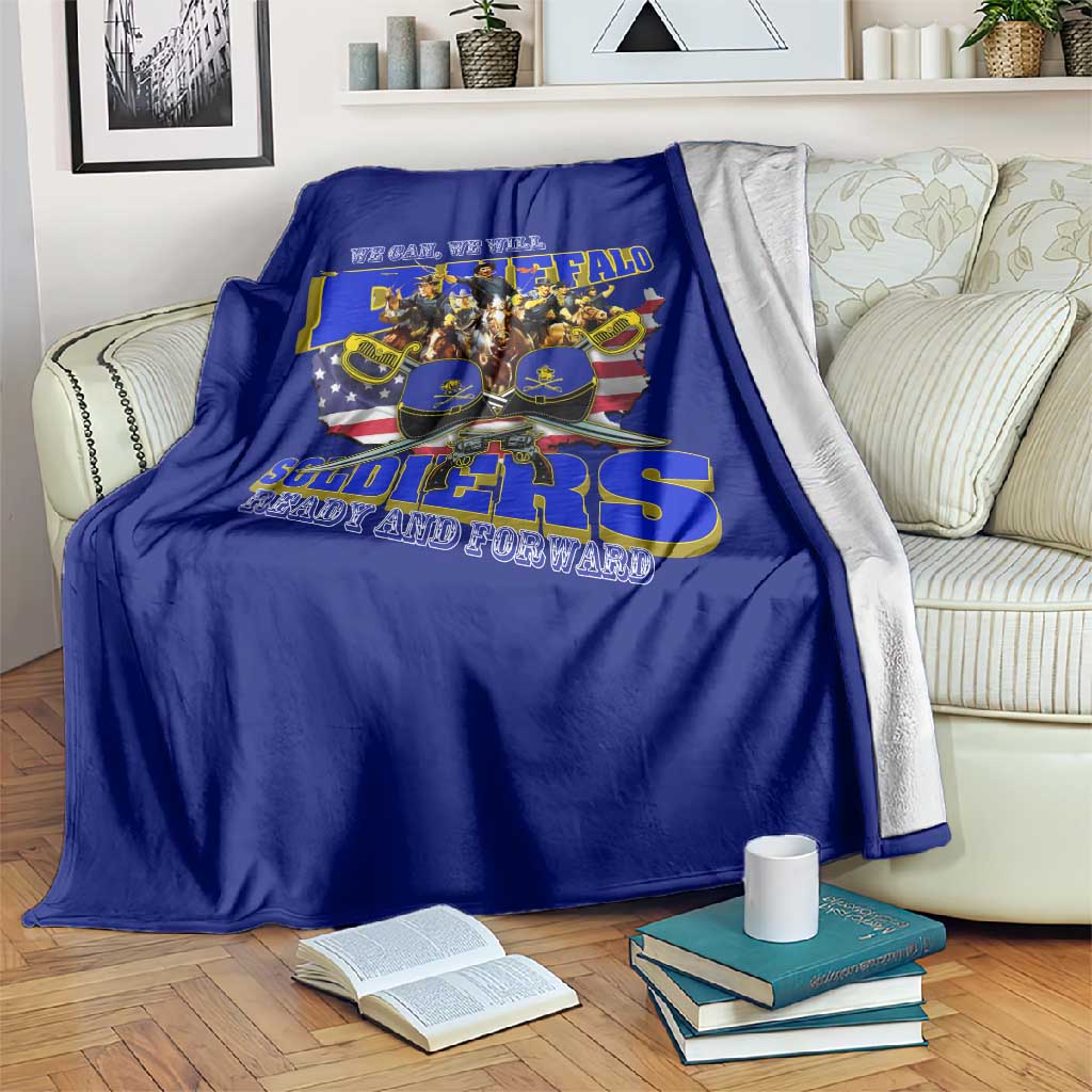 We Can We Will Buffalo Soldiers Blanket Us Army Ready and Forward DT02