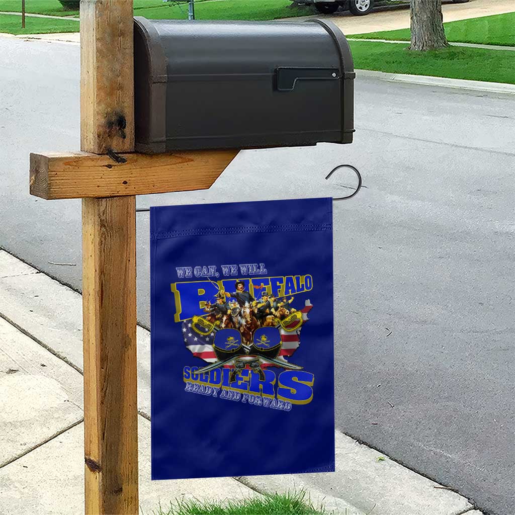 We Can We Will Buffalo Soldiers Garden Flag Us Army Ready and Forward DT02