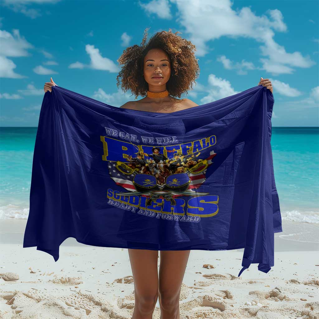 We Can We Will Buffalo Soldiers Sarong Us Army Ready and Forward DT02