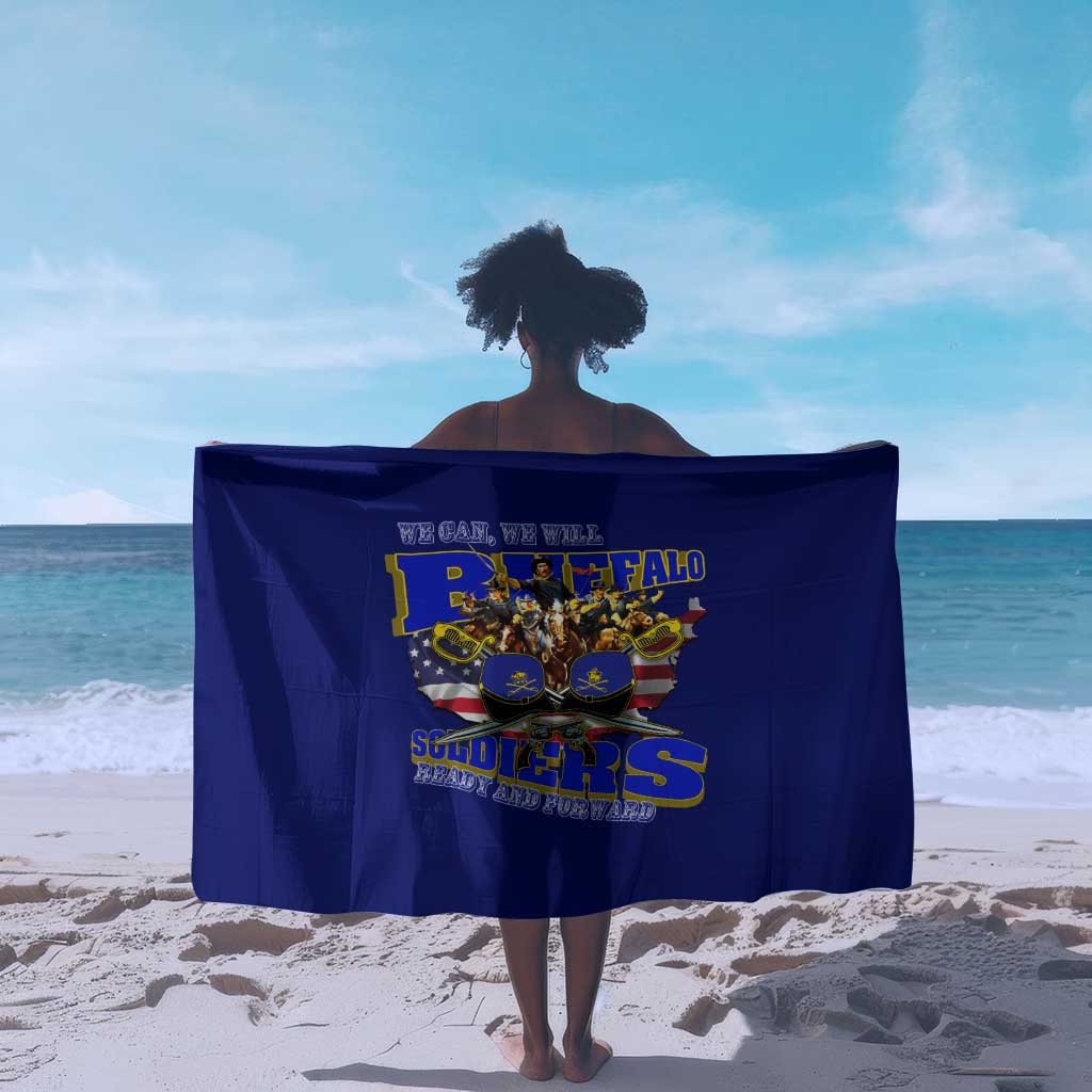 We Can We Will Buffalo Soldiers Sarong Us Army Ready and Forward DT02