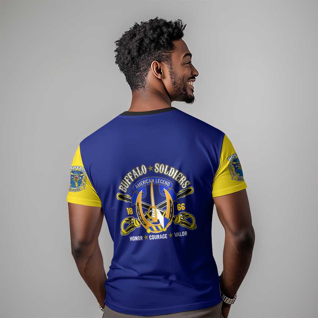 We Can We Will Buffalo Soldiers T shirt Us Army Ready and Forward DT02