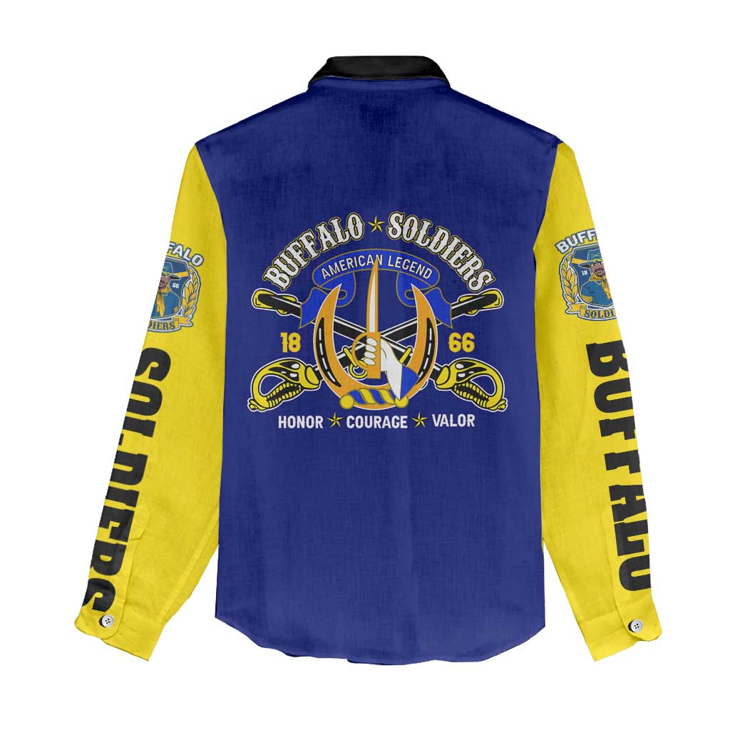 We Can We Will Buffalo Soldiers Women Casual Shirt Us Army Ready and Forward DT02
