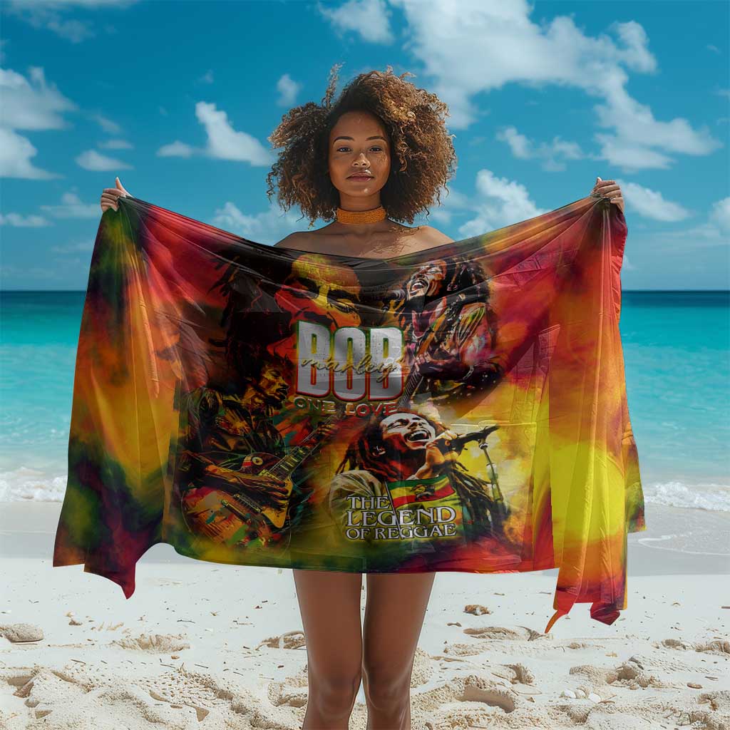 The Legend of Reggae One Love Sarong Bob Colorful Art DT02