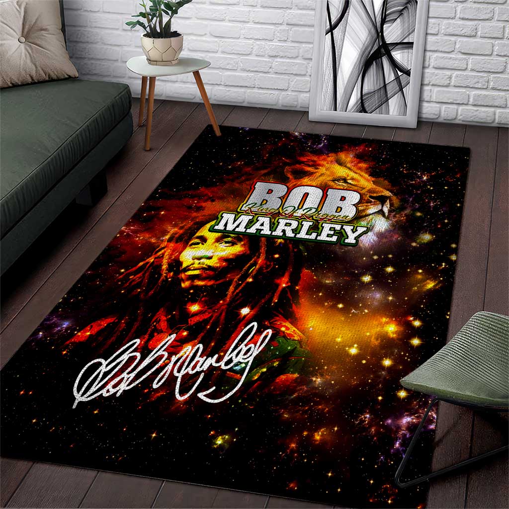 Bob King Of Reggae Rastafari Lion Area Rug You Never Know How Strong You Are DT02