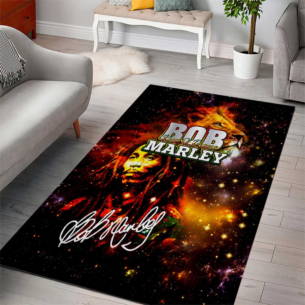 Bob King Of Reggae Rastafari Lion Area Rug You Never Know How Strong You Are DT02