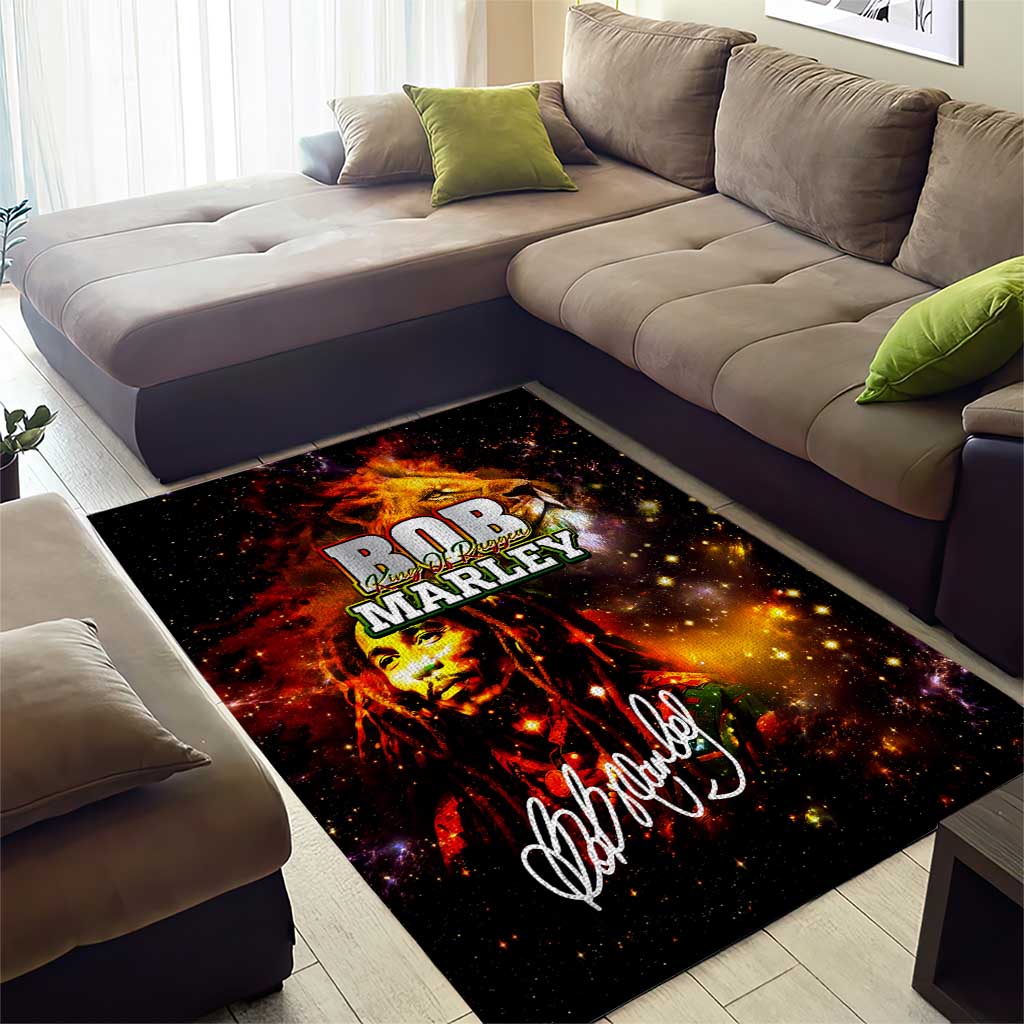 Bob King Of Reggae Rastafari Lion Area Rug You Never Know How Strong You Are DT02