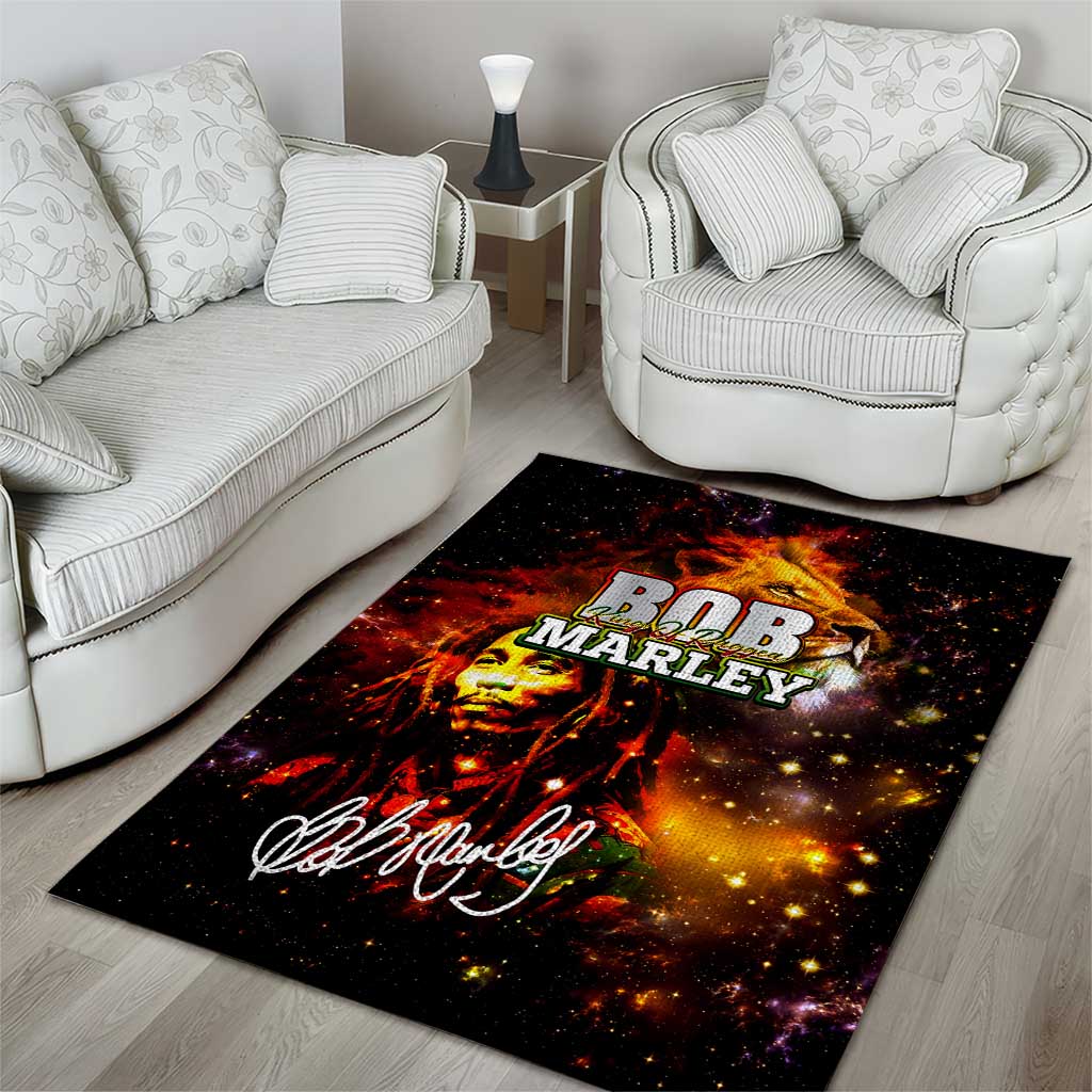 Bob King Of Reggae Rastafari Lion Area Rug You Never Know How Strong You Are DT02