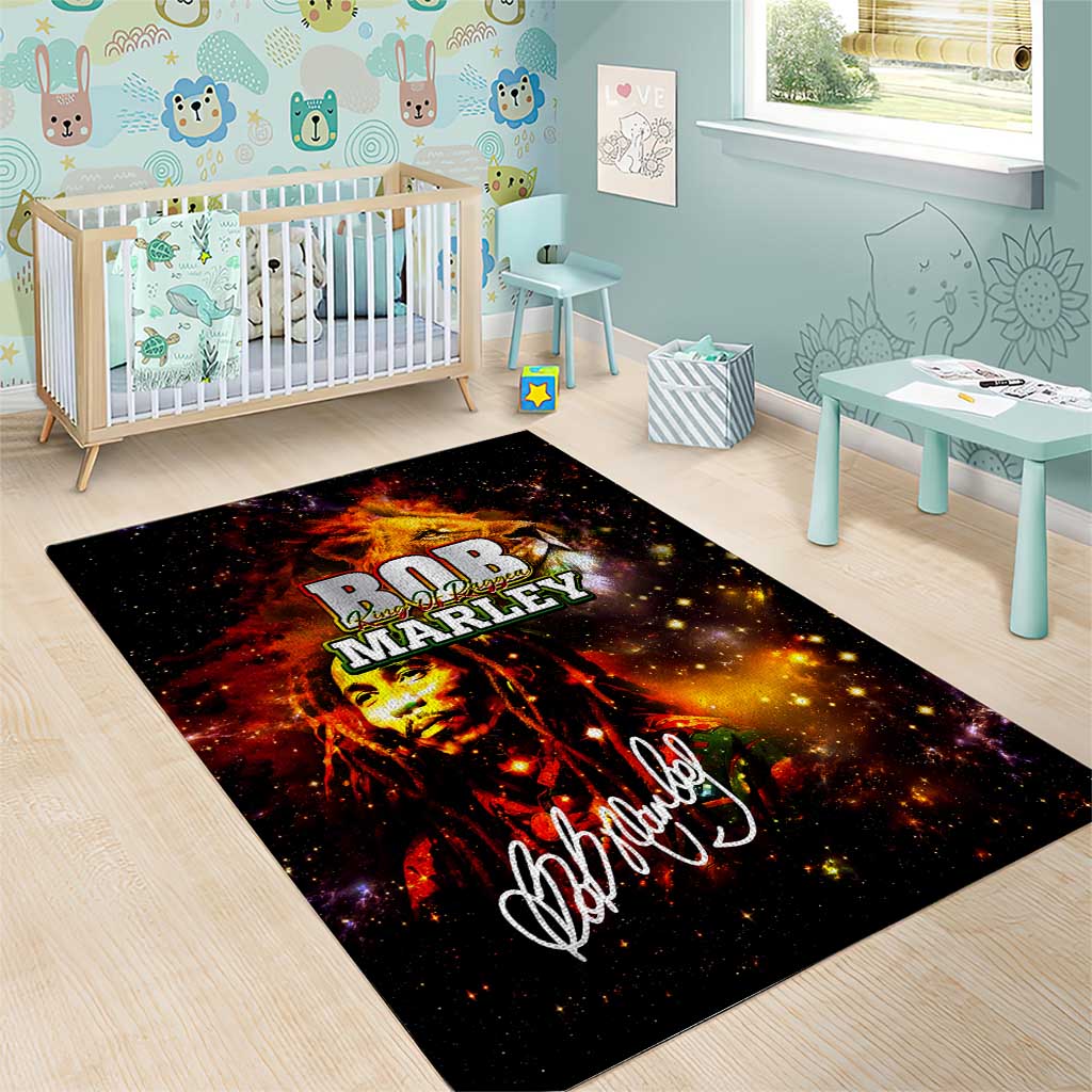 Bob King Of Reggae Rastafari Lion Area Rug You Never Know How Strong You Are DT02