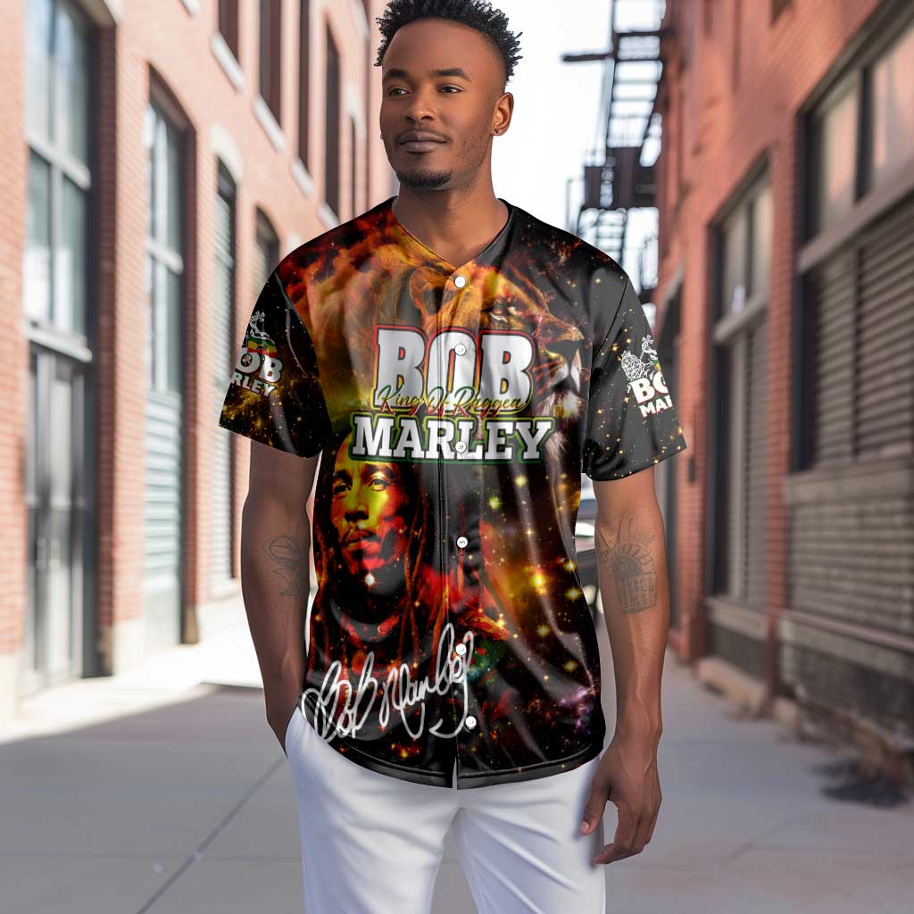 Bob King Of Reggae Rastafari Lion Baseball Jersey You Never Know How Strong You Are DT02