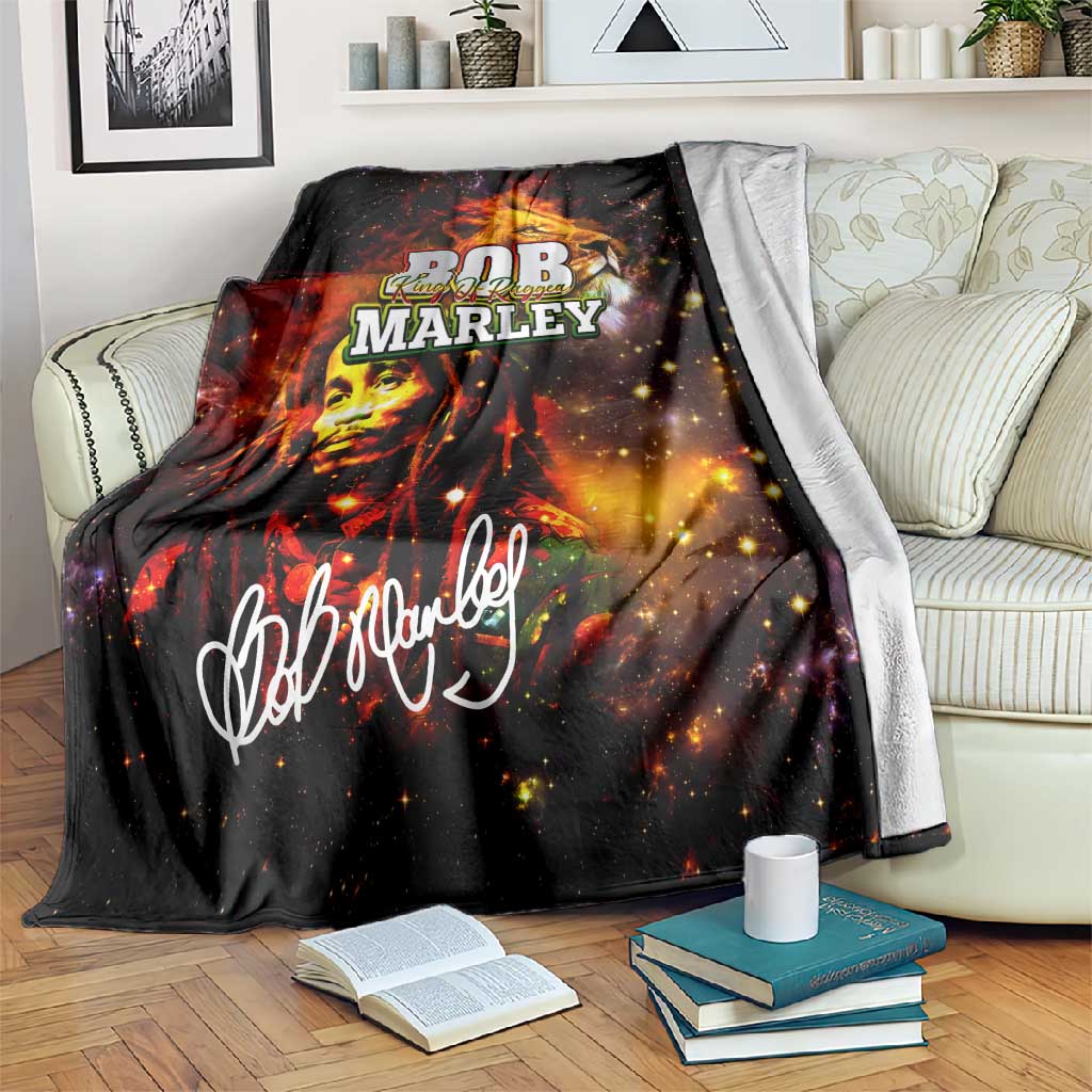Bob King Of Reggae Rastafari Lion Blanket You Never Know How Strong You Are DT02