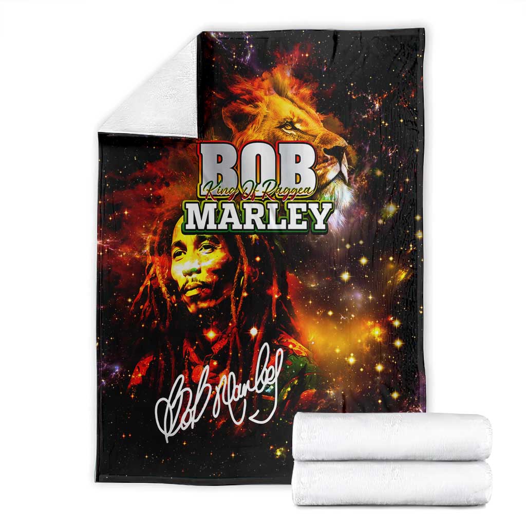 Bob King Of Reggae Rastafari Lion Blanket You Never Know How Strong You Are DT02