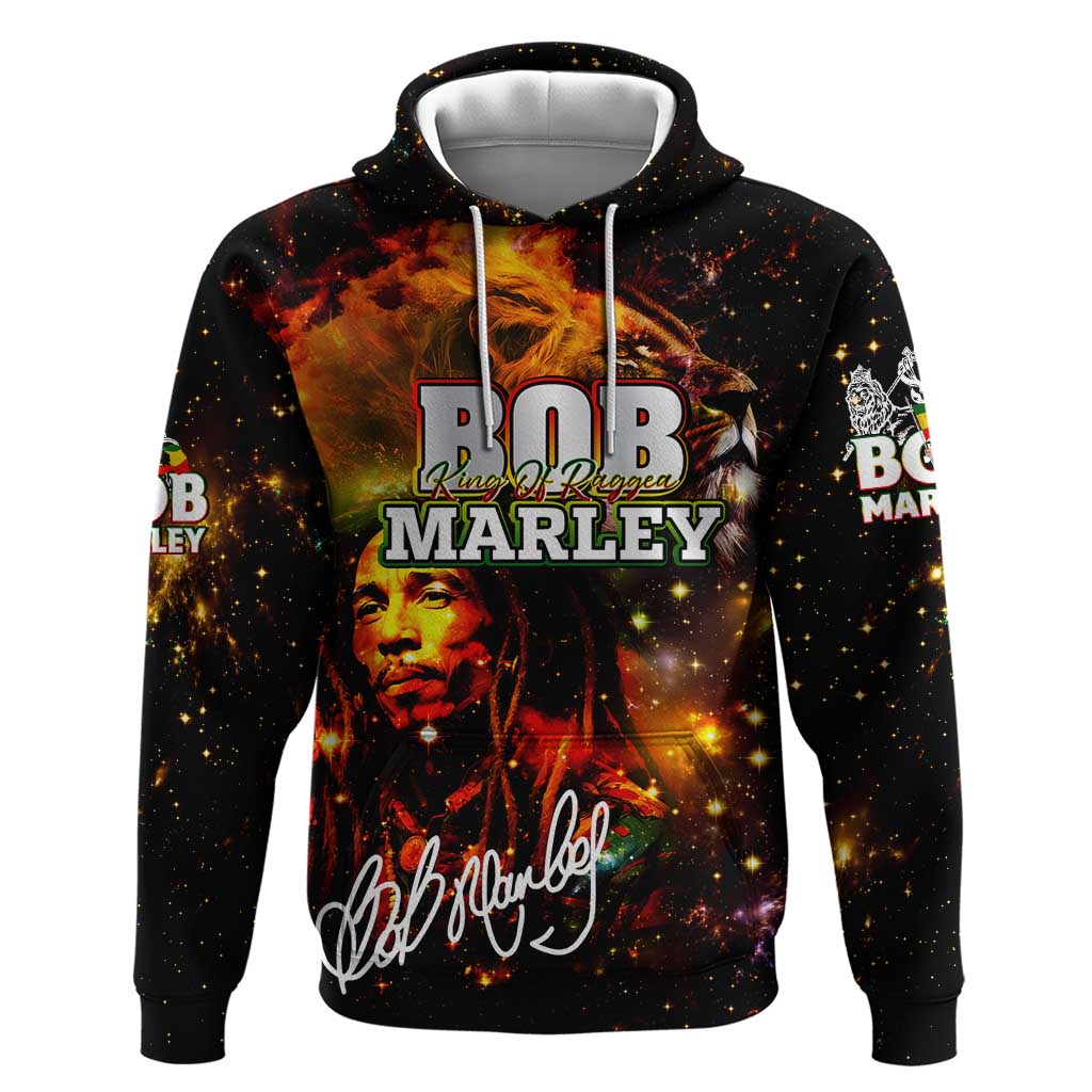 Bob King Of Reggae Hoodie Rastafari Lion - You Never Know How Strong You Are DT02