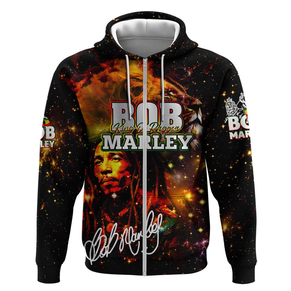 Bob King Of Reggae Hoodie Rastafari Lion - You Never Know How Strong You Are DT02