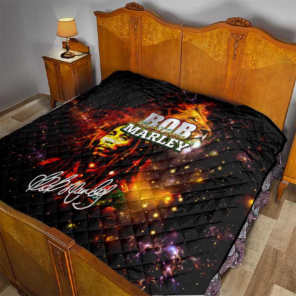 Bob King Of Reggae Rastafari Lion Quilt You Never Know How Strong You Are DT02