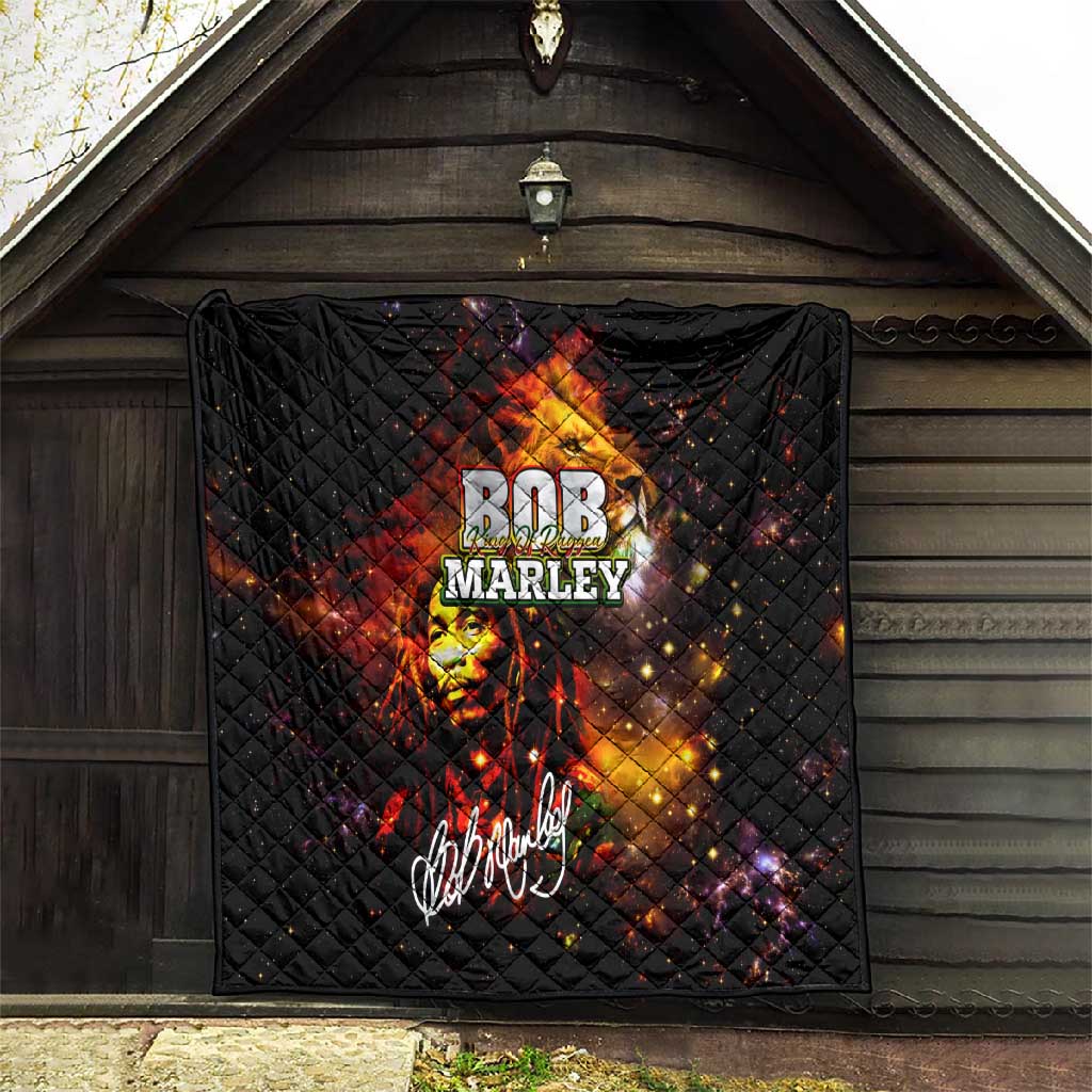 Bob King Of Reggae Rastafari Lion Quilt You Never Know How Strong You Are DT02