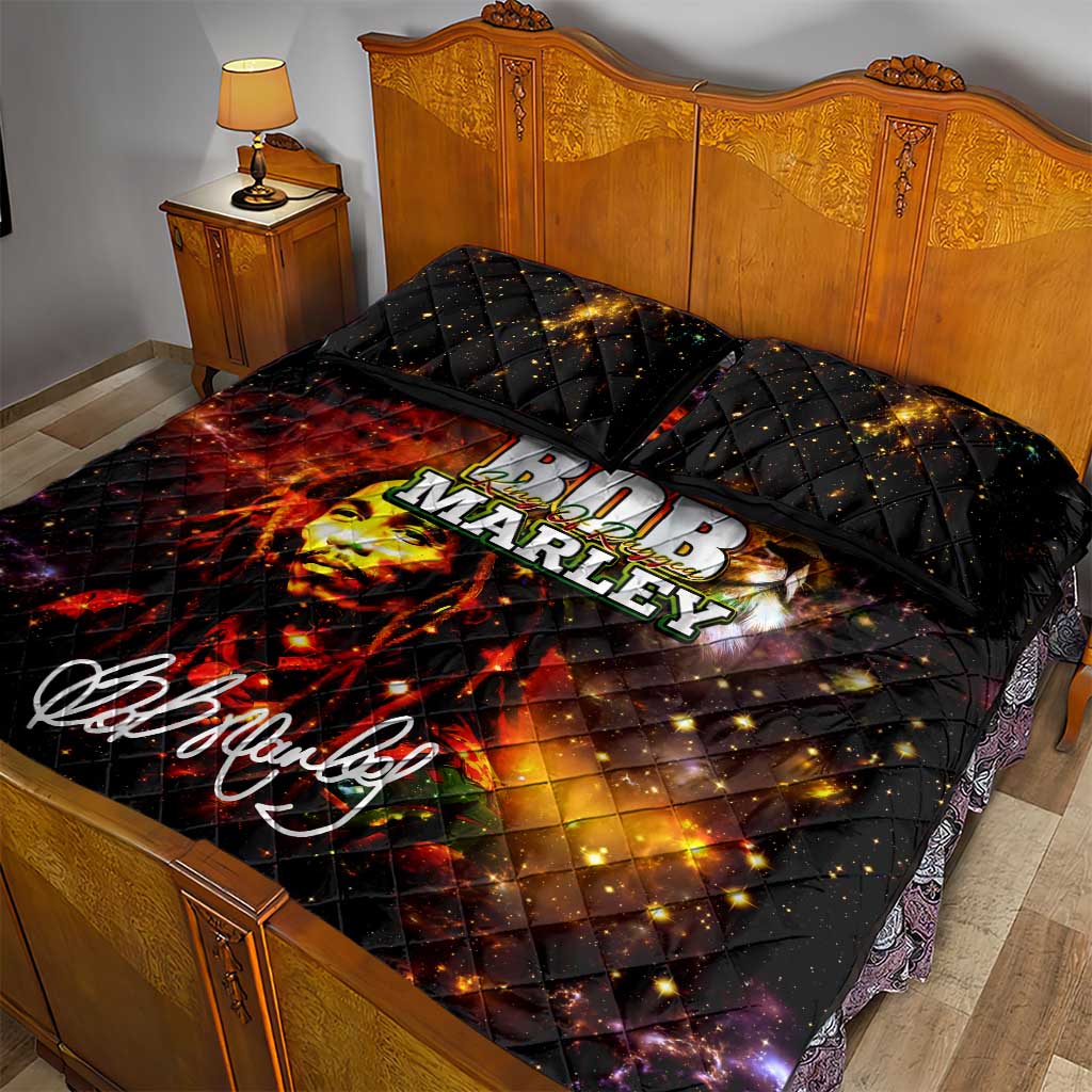 Bob King Of Reggae Rastafari Lion Quilt Bed Set You Never Know How Strong You Are DT02