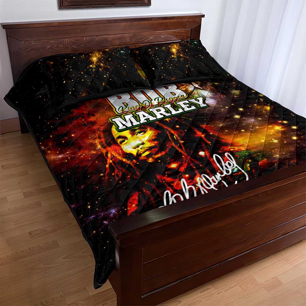 Bob King Of Reggae Rastafari Lion Quilt Bed Set You Never Know How Strong You Are DT02