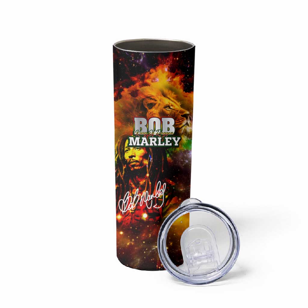 Bob King Of Reggae Rastafari Lion Skinny Tumbler You Never Know How Strong You Are DT02