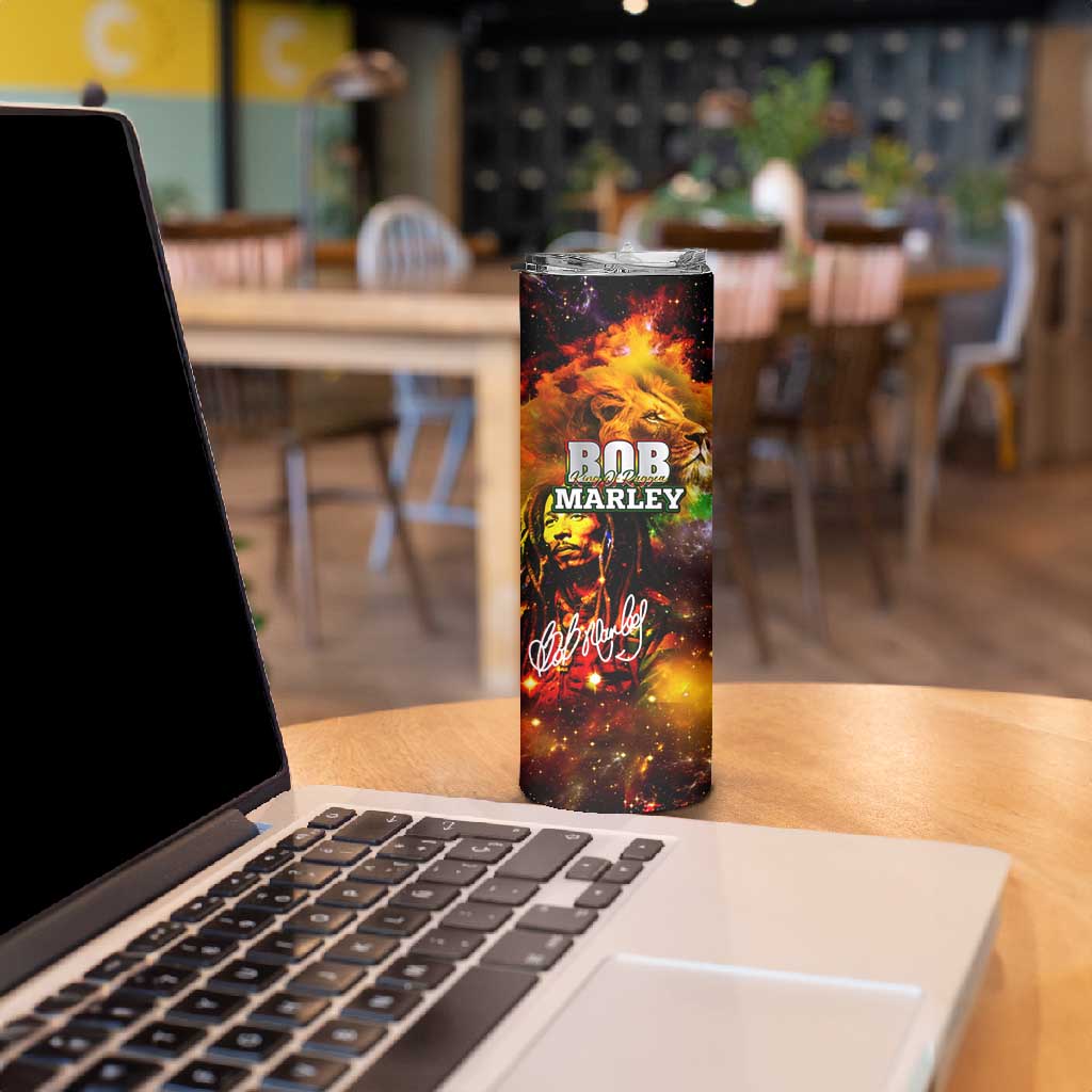 Bob King Of Reggae Rastafari Lion Skinny Tumbler You Never Know How Strong You Are DT02