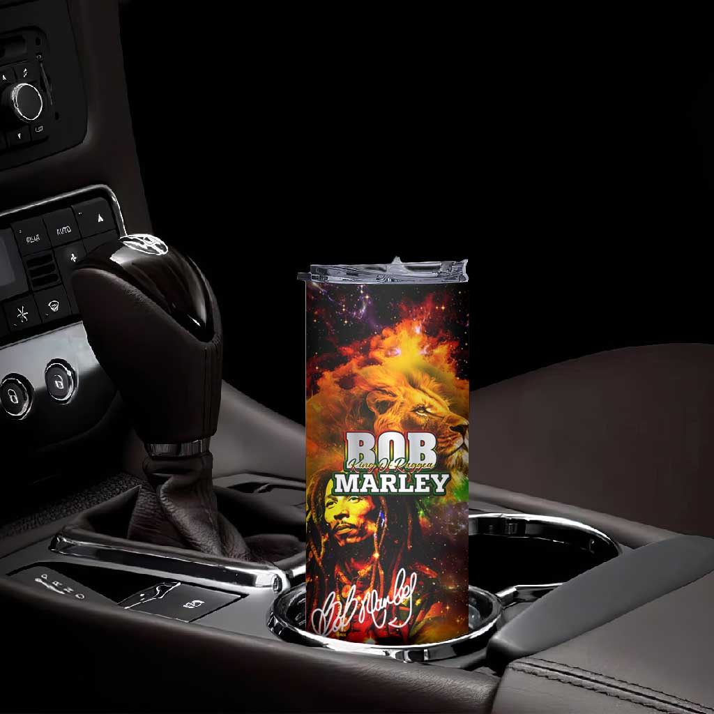 Bob King Of Reggae Rastafari Lion Skinny Tumbler You Never Know How Strong You Are DT02