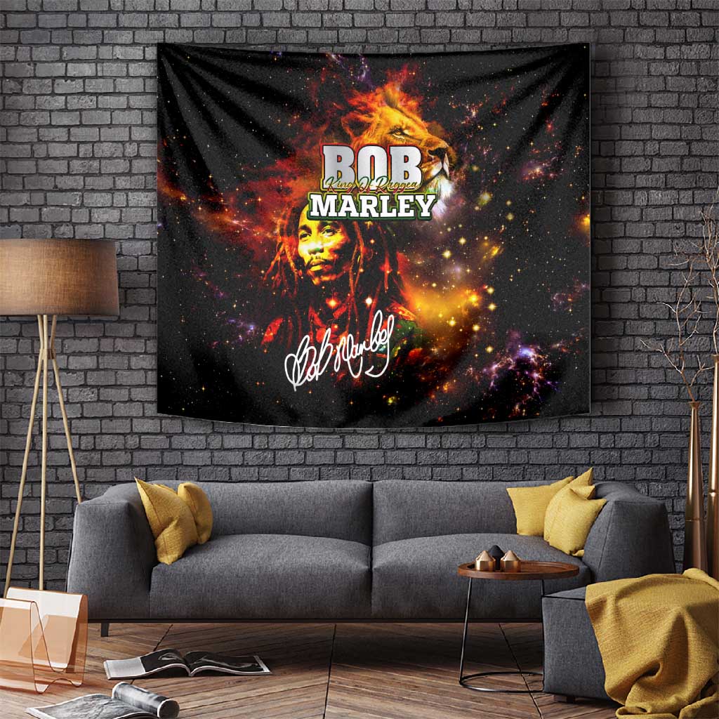 Bob King Of Reggae Rastafari Lion Tapestry You Never Know How Strong You Are DT02