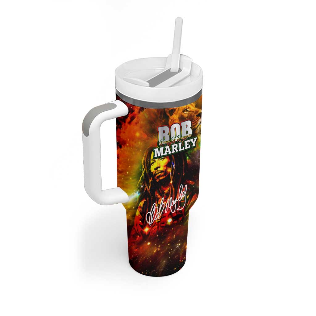 Bob King Of Reggae Rastafari Lion Tumbler With Handle You Never Know How Strong You Are DT02