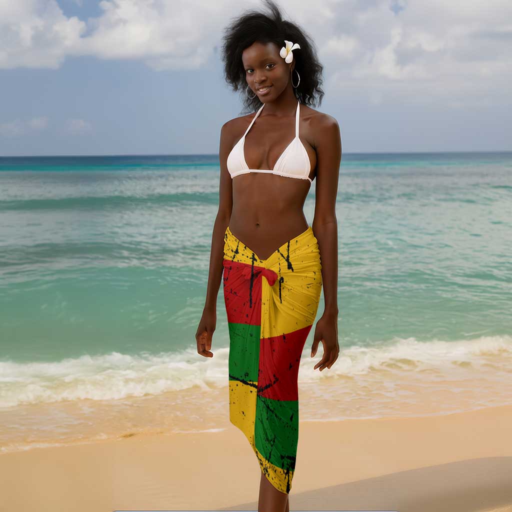 Black History Month Africa Sarong Strength Love and Justice Typography DT02