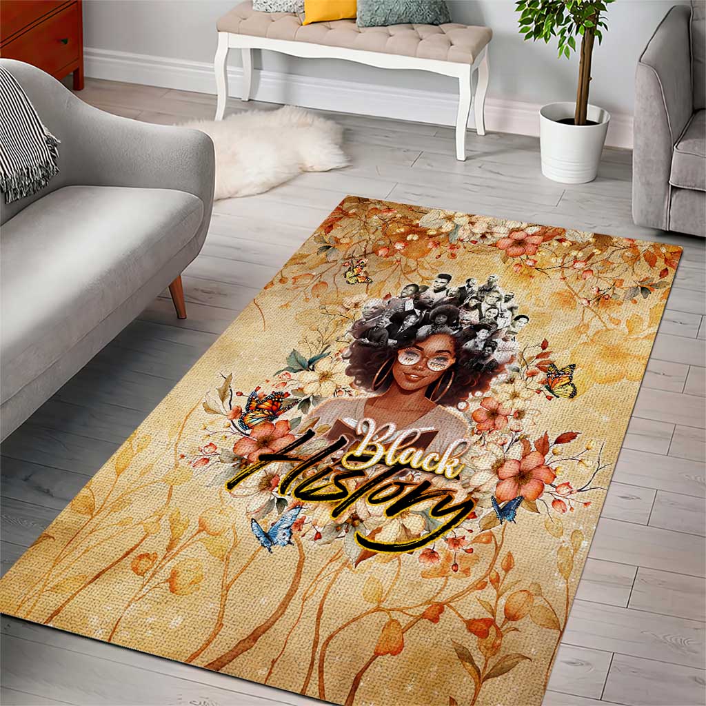African Women Black History Area Rug Civil Rights Leaders My Roots DT02