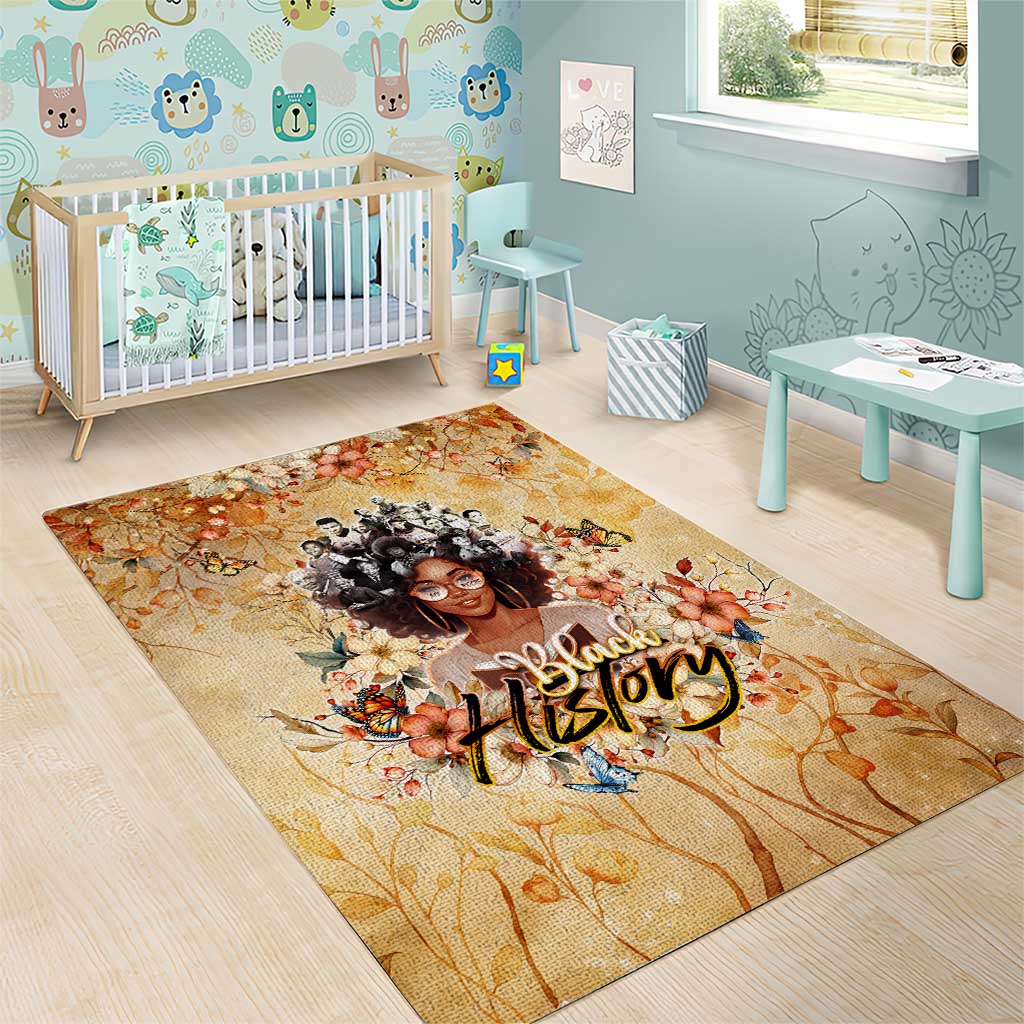 African Women Black History Area Rug Civil Rights Leaders My Roots DT02