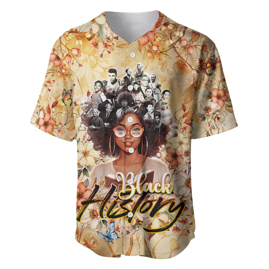 African Women Black History Baseball Jersey Civil Rights Leaders My Roots DT02