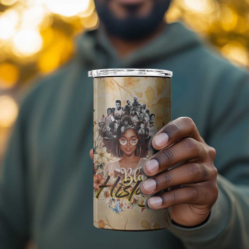 African Women Black History 4 in 1 Can Cooler Tumbler Civil Rights Leaders My Roots DT02