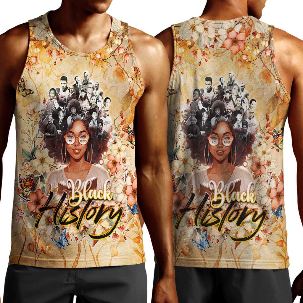 African Women Black History Men Tank Top Civil Rights Leaders My Roots DT02