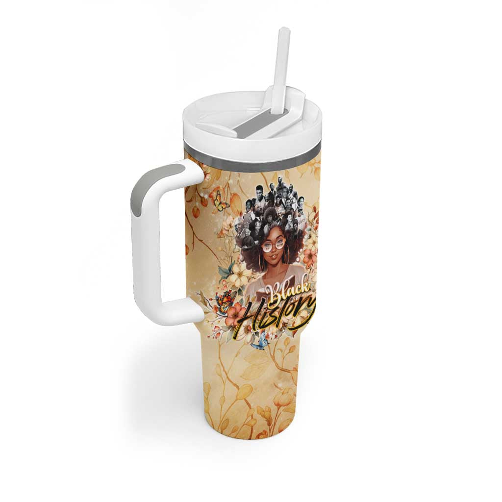 African Women Black History Tumbler With Handle Civil Rights Leaders My Roots DT02